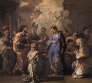 Luca Giordano Holy Ana and the nina Maria Second mitade of the 17th century china oil painting artist